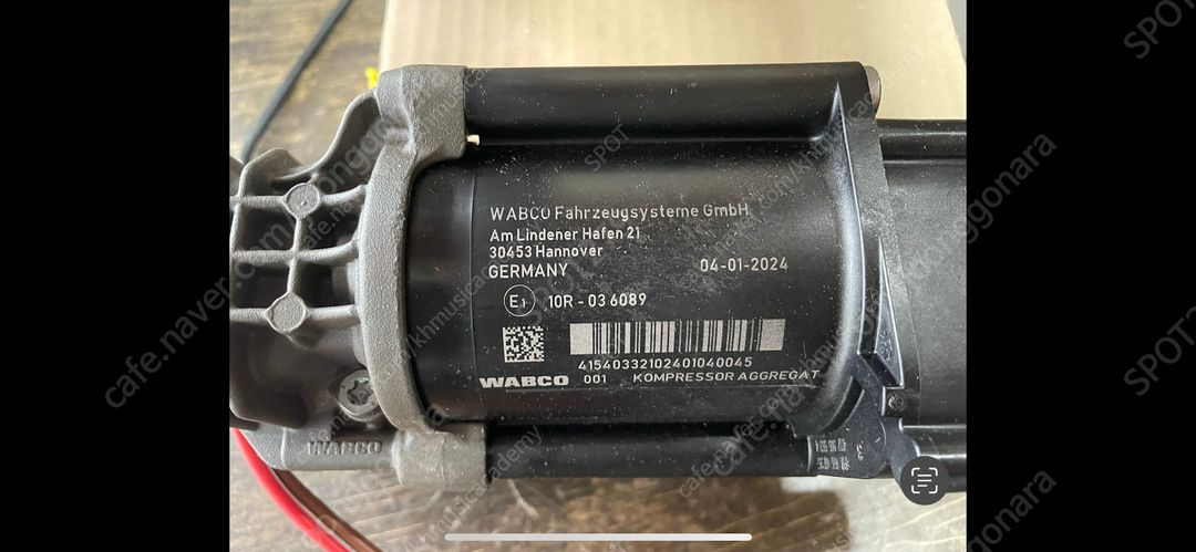 가격다운 BMW F바디 에어쇼바 컴프레셔 WABCO 정품 +벨브블럭 판매합니다f바디 5시리즈 6시리즈 호환 이미지