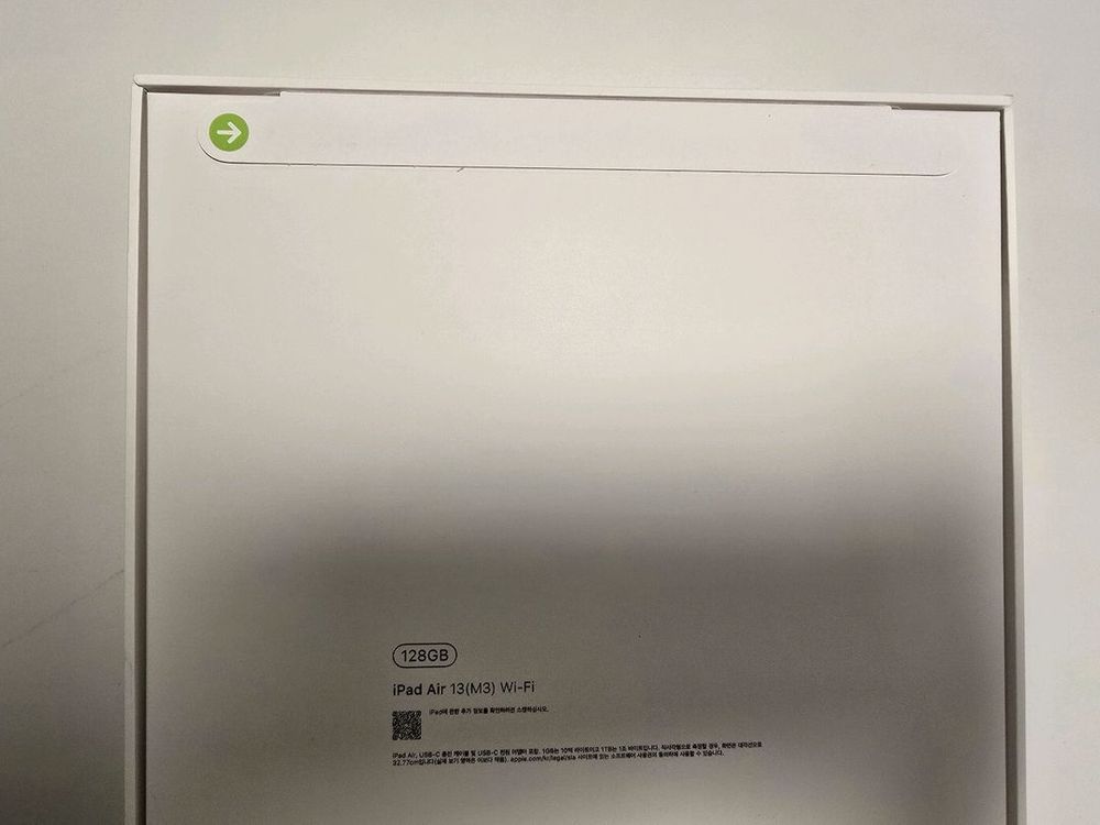 (미개봉 새제품) 아이패드 에어 iPad Air 13 M3 Wi-Fi 128GB 스페이스그레이--1