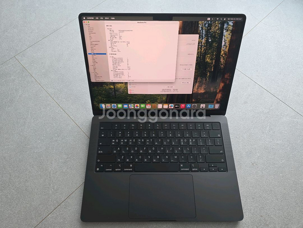 [신품급] 맥북프로14인치 M4Pro 24기가 512기가 블랙--1