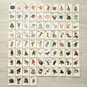 디지몬 띠부씰 띠부띠부씰 84종 일괄 판매 이미지