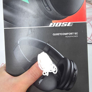 보스 노이즈 캔슬링 와이어리스 헤드폰 qc sc 블랙/부산직거래/택배가능
