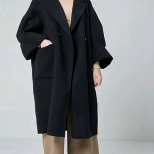 시스템 캐시미어 후드롱코트