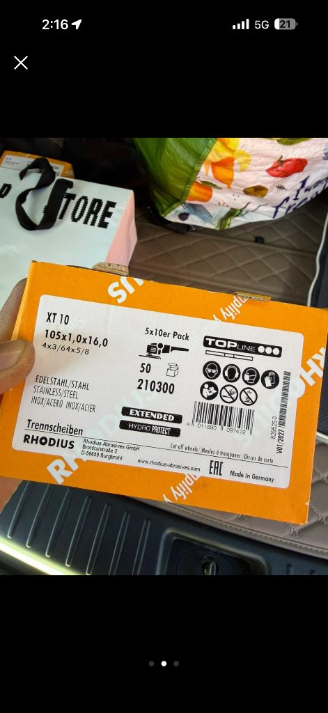 로디우스 XT10 컷팅날 4인치 5인치 이미지