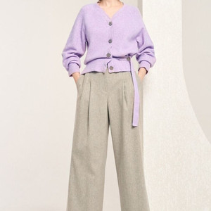 22 마인 알파카 블렌드 니트 가디건