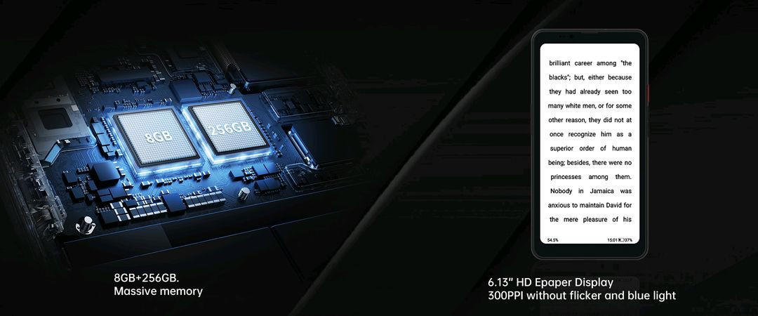 2025년형 최신 눈편한 E-Ink 디지털디톡스 스마트폰 Bigme HiBreak Pro--6