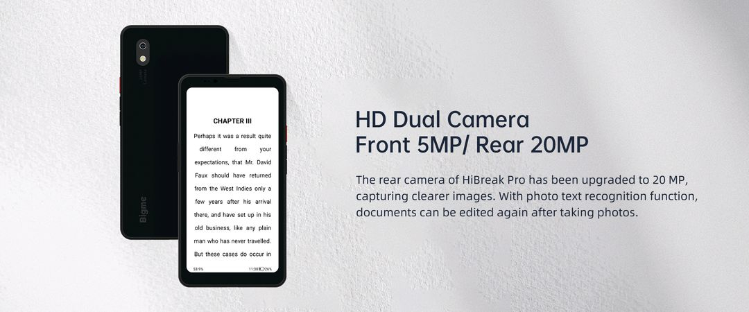 2025년형 최신 눈편한 E-Ink 디지털디톡스 스마트폰 Bigme HiBreak Pro--7