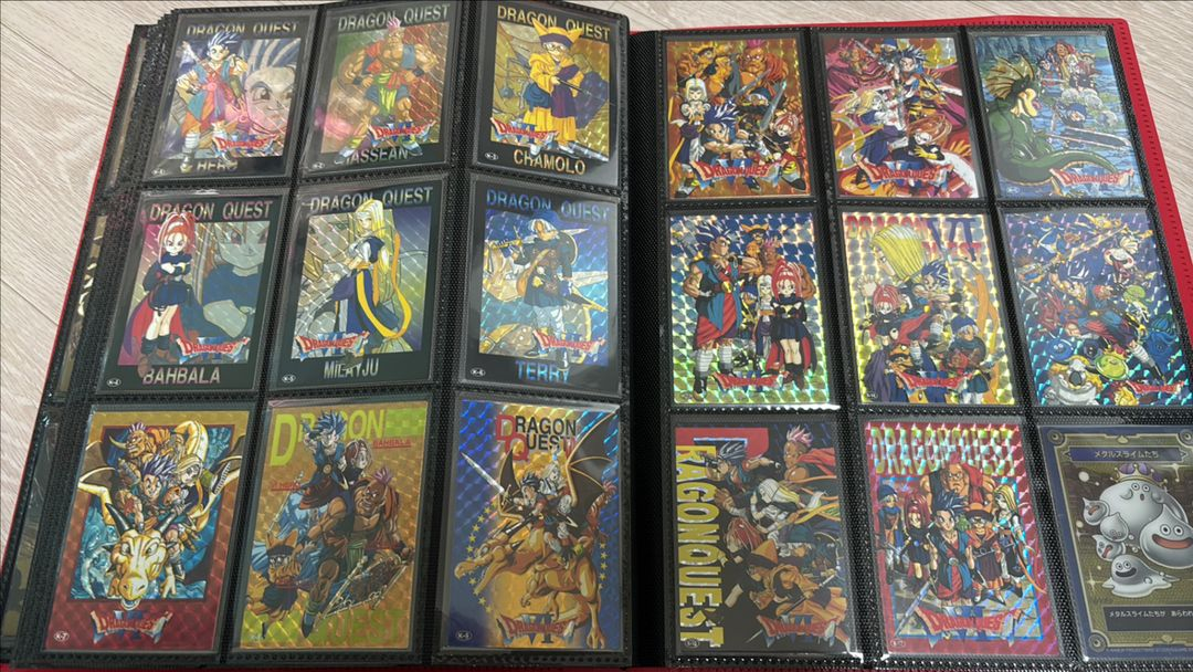 드래곤퀘스트 VI 카드 전종 세트 / 90년대 문방구 카드 / 바인더 보관--4