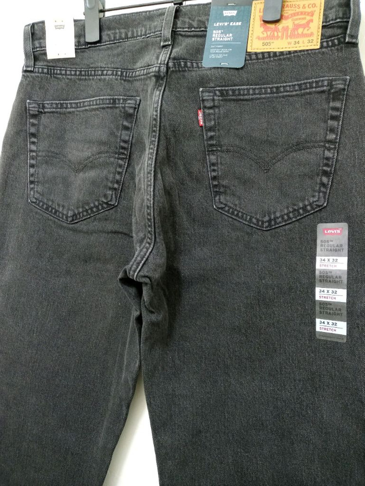 리바이스 505 레귤러핏 데님팬츠 34--5