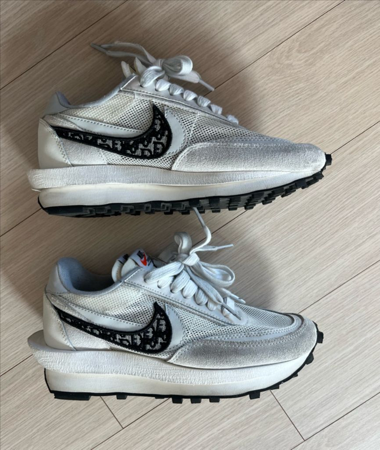 (거의새것) 나이키 사카이 디올 콜라보 LD와플 운동화 225 이미지