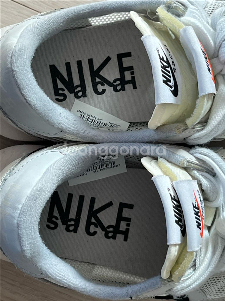 (거의새것) 나이키 사카이 디올 콜라보 LD와플 운동화 225--7