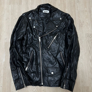 로얄레더 남성 더블 라이더 가죽자켓 L/100