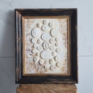 앤틱액자 빈티지액자 빈티지카메오 까메오 천사액자 아트 대형액자 벽걸이액자