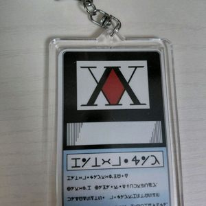 헌터헌터 싱글헌터 라이센스 키링 헌헌 이미지