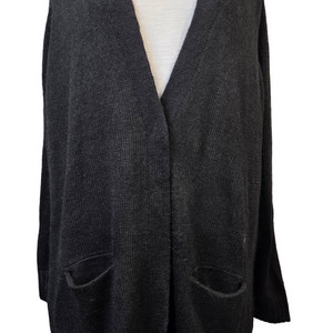 (특가)G-STAR롱 가디건 블랙 포켓 니트(S)남여공용 이미지