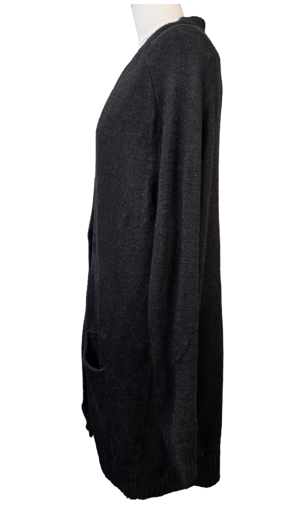 (특가)G-STAR롱 가디건 블랙 포켓 니트(S)남여공용 이미지