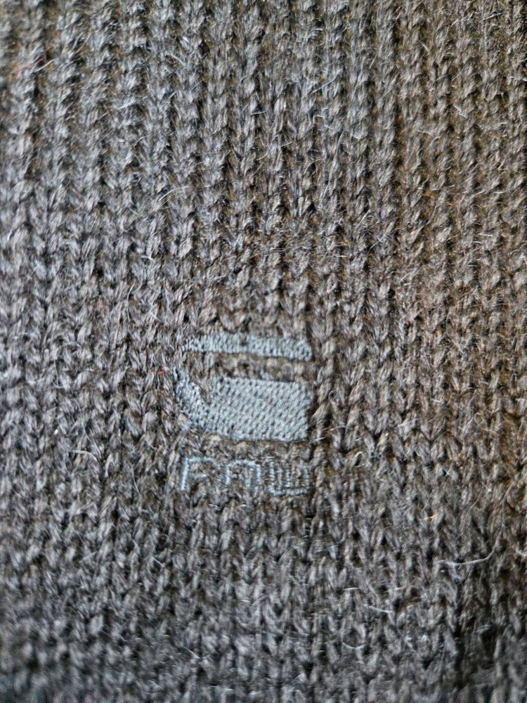 (특가)G-STAR롱 가디건 블랙 포켓 니트(S)남여공용 이미지