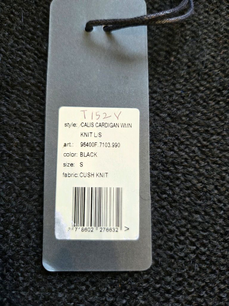 (특가)G-STAR롱 가디건 블랙 포켓 니트(S)남여공용 이미지