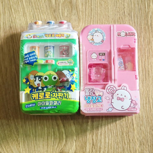 케로로 자판기 몰랑 냉장고 미니 피규어 비닐미개봉 새상 이미지