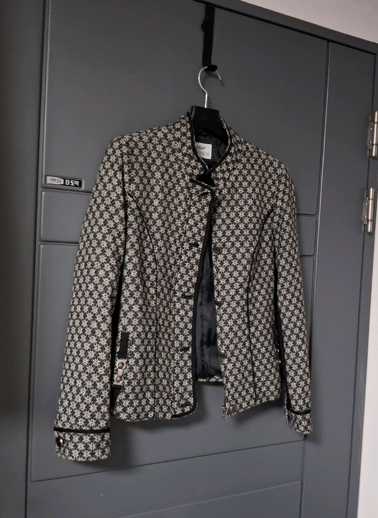 빈티지!크로커다일 고급라인 순모트위드 자켓--2