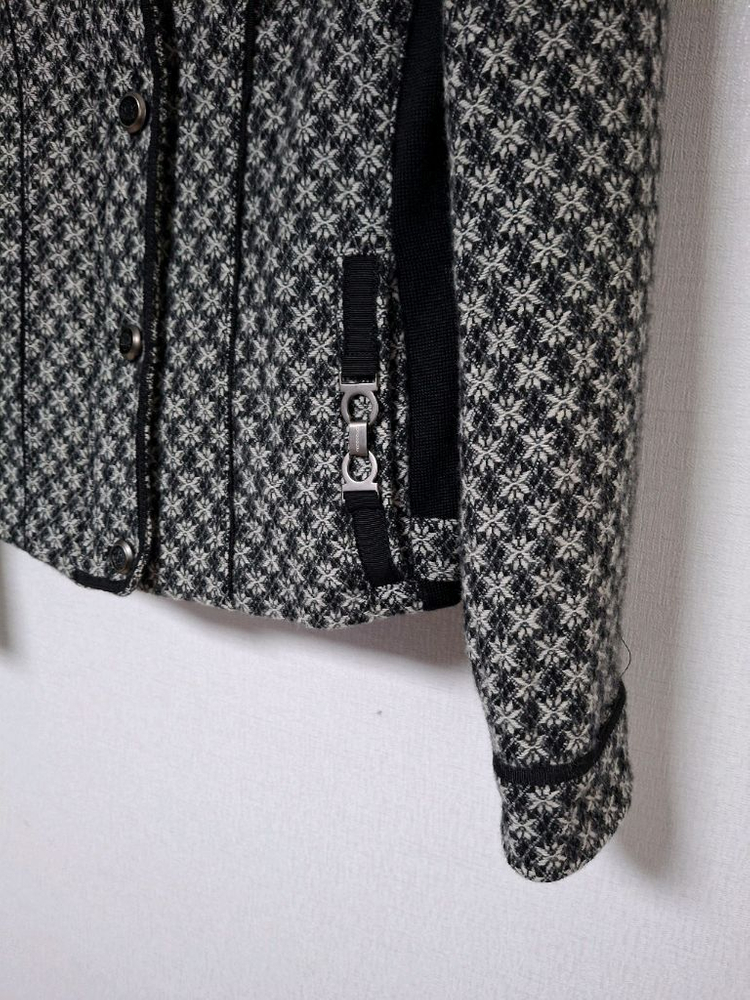 빈티지!크로커다일 고급라인 순모트위드 자켓--5