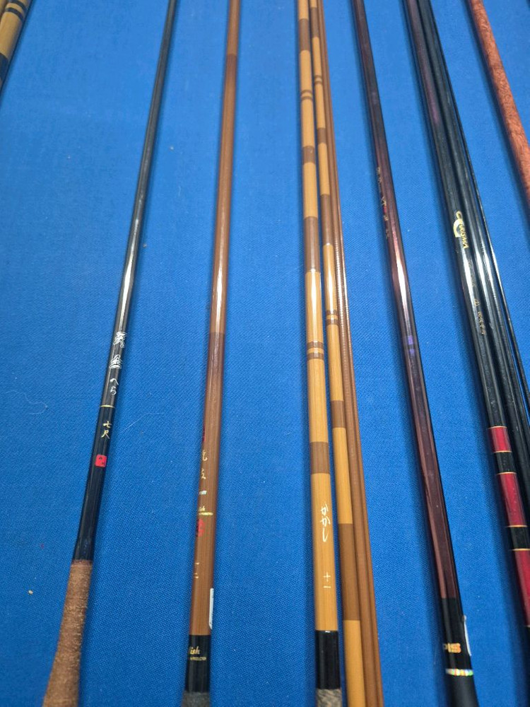 내림 중층 헤라 낚시대 6척ㅡ15척 다이와 일격 다이와 천봉검 흑일색 고천카본뜰채 내림찌세트 크램프 등 할인판매 이미지