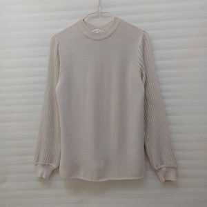 한섬 마인 울 라운드 니트 여성 90 F 셔링벌룬소매 베이지 사랑봉봉