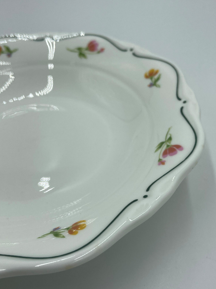 영국 웨지우드 메탈라이즈드 파스텔플로럴 습보울.242--5