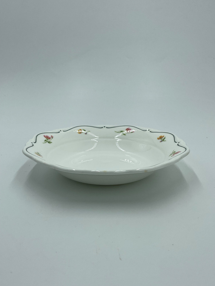 영국 웨지우드 메탈라이즈드 파스텔플로럴 습보울.242--2