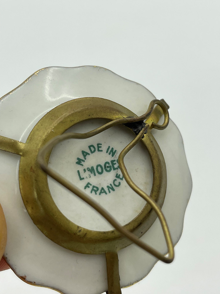 프랑스 리모주 성모마리아,예수 미니 탁상 액자 .324--5