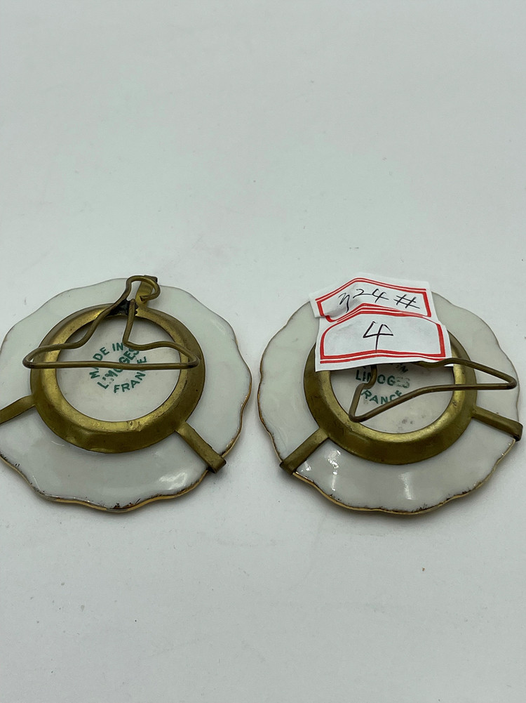 프랑스 리모주 성모마리아,예수 미니 탁상 액자 .324--6