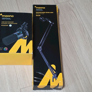 마오노 PD200X 마이크 & BA20 붐 스탠드 화이트