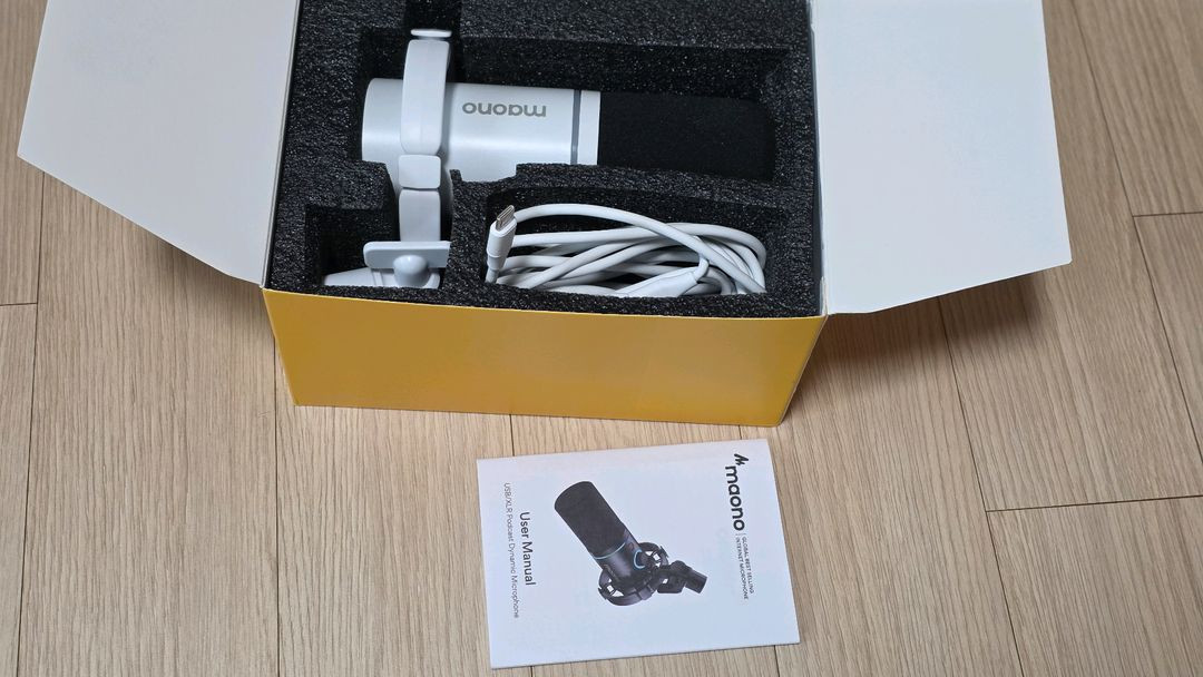 마오노 PD200X 마이크 & BA20 붐 스탠드 화이트--4