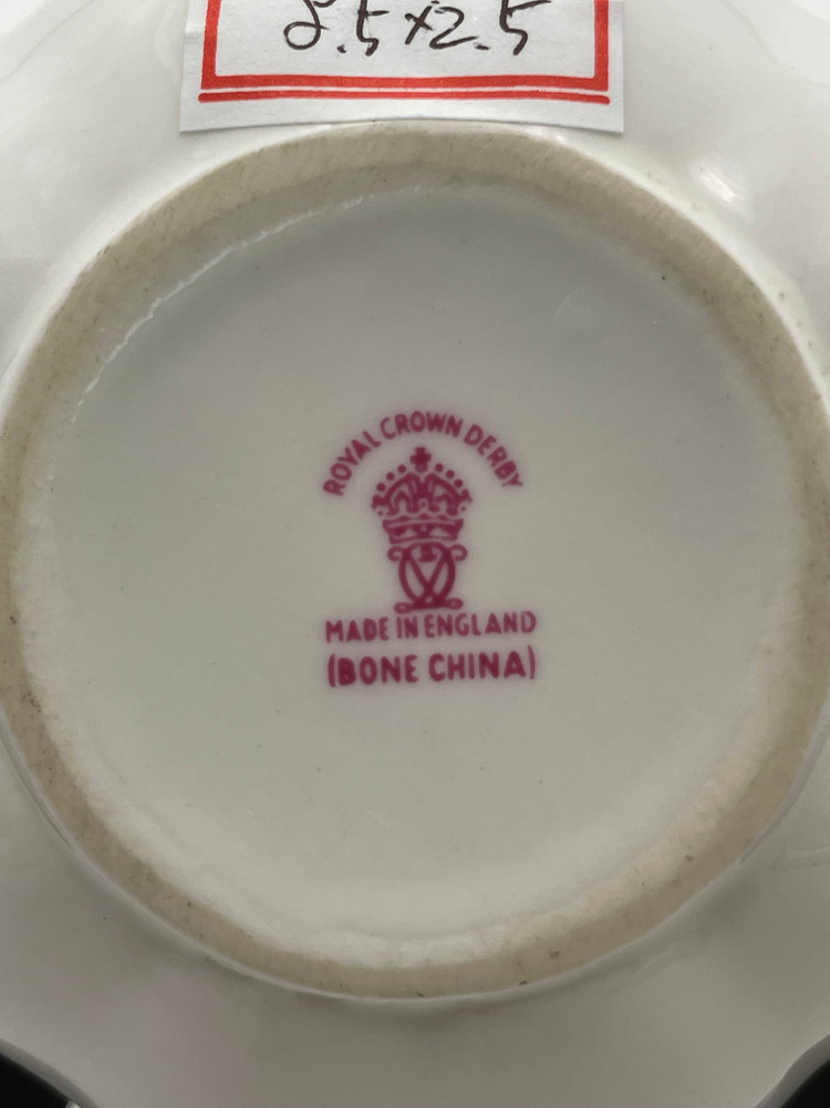 영국 로얄 크라운 더비 빈티지 플라워 패턴 트링켓 .301--2