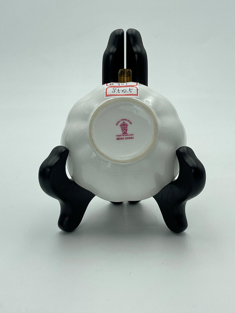 영국 로얄 크라운 더비 빈티지 플라워 패턴 트링켓 .301--1