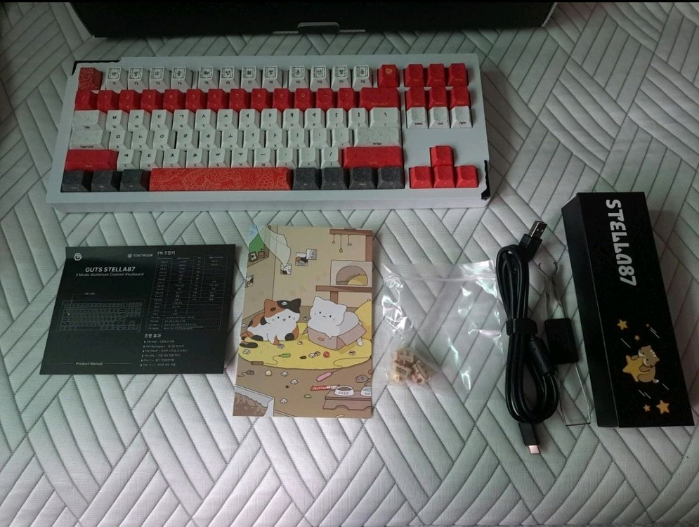 [완제품] 스텔라87 세종용포 커스텀 키보드--3