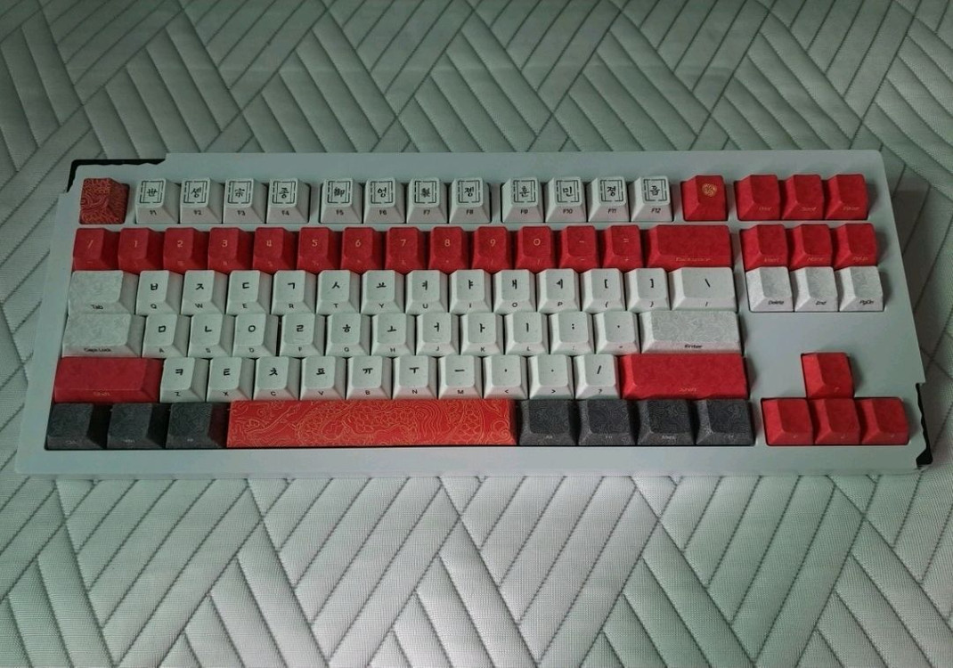 [완제품] 스텔라87 세종용포 커스텀 키보드--4