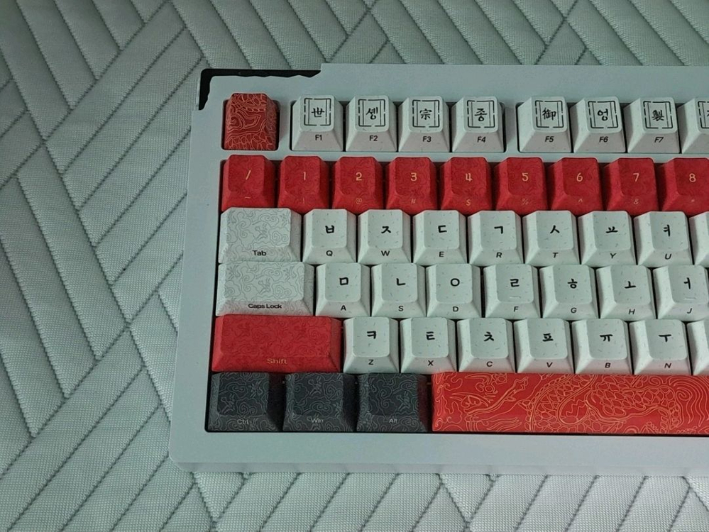 [완제품] 스텔라87 세종용포 커스텀 키보드--5