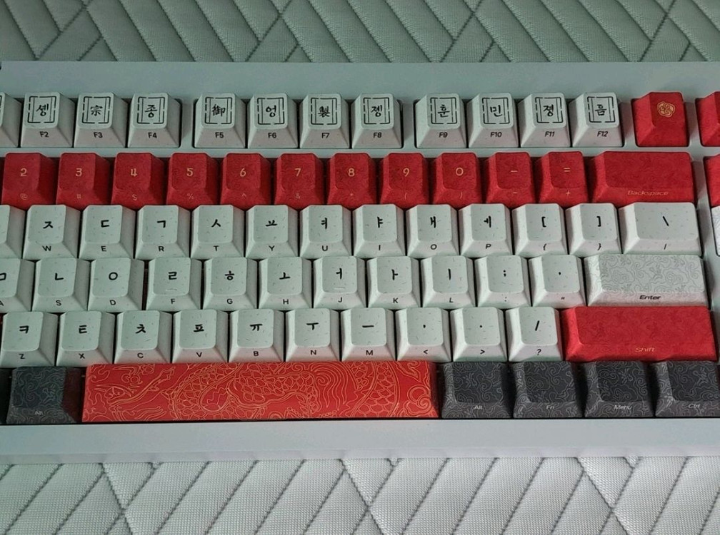 [완제품] 스텔라87 세종용포 커스텀 키보드--6