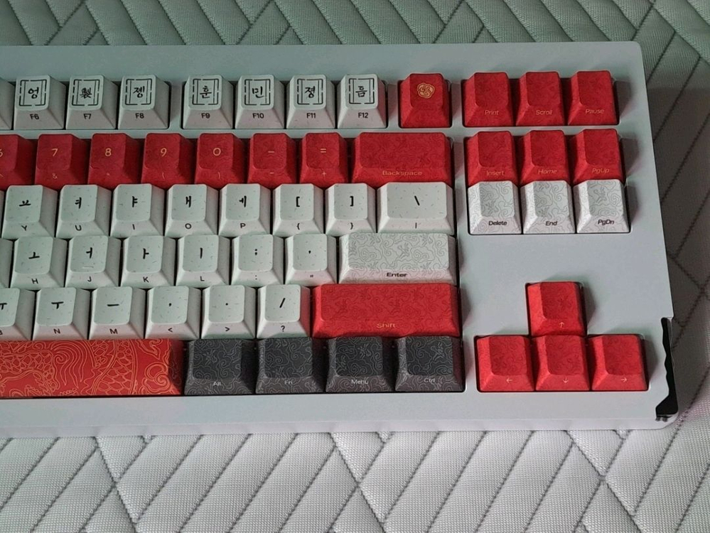 [완제품] 스텔라87 세종용포 커스텀 키보드--7