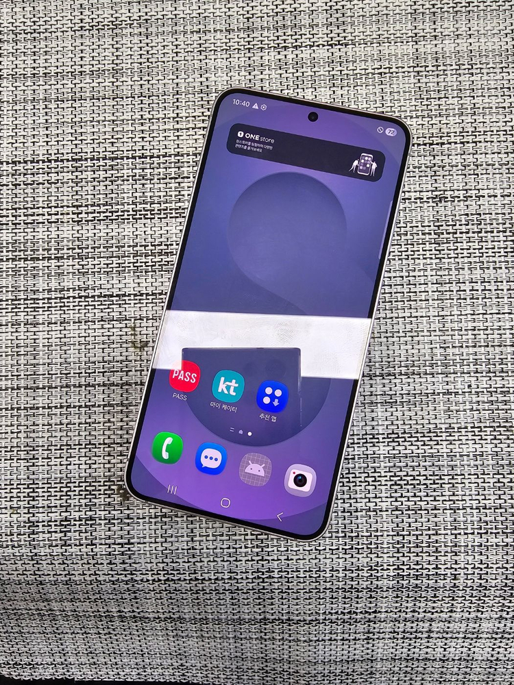 (특SSS급) 갤럭시 S25 512G 실버 25년 2월개통 액정무기스 정상해지공기계 검수완료 75만팝니다@--1