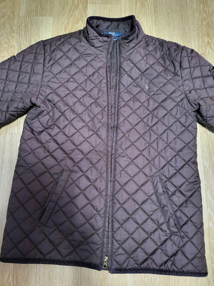 남녀공용 폴로 랄프로렌 누빔 경량패딩 퀼팅자켓 깔깔이패딩 점퍼--1