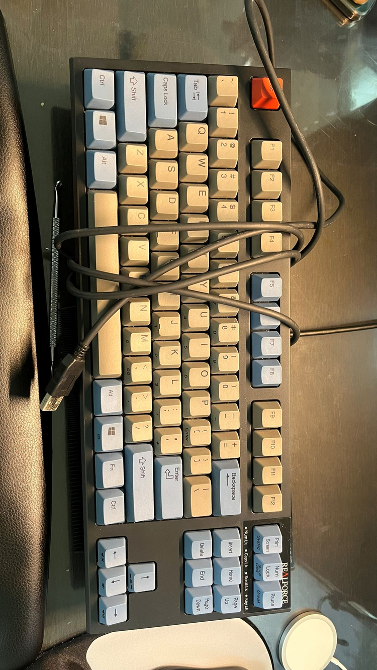 리얼포스 R2 텐키리스 45g 블랙 이미지