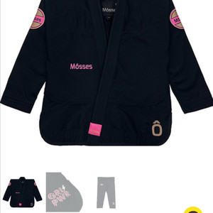 Mosses Girl Power 주짓수도복 - 블랙 이미지