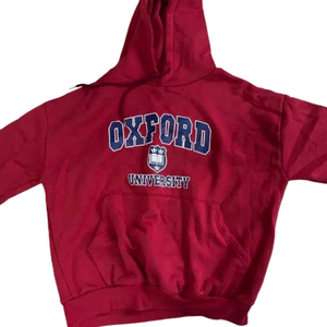 버건디 기모 후드티 이미지