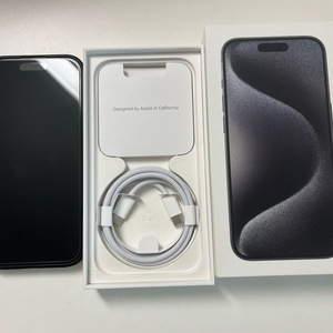 아이폰 15 프로 256GB 블랙 티타늄
