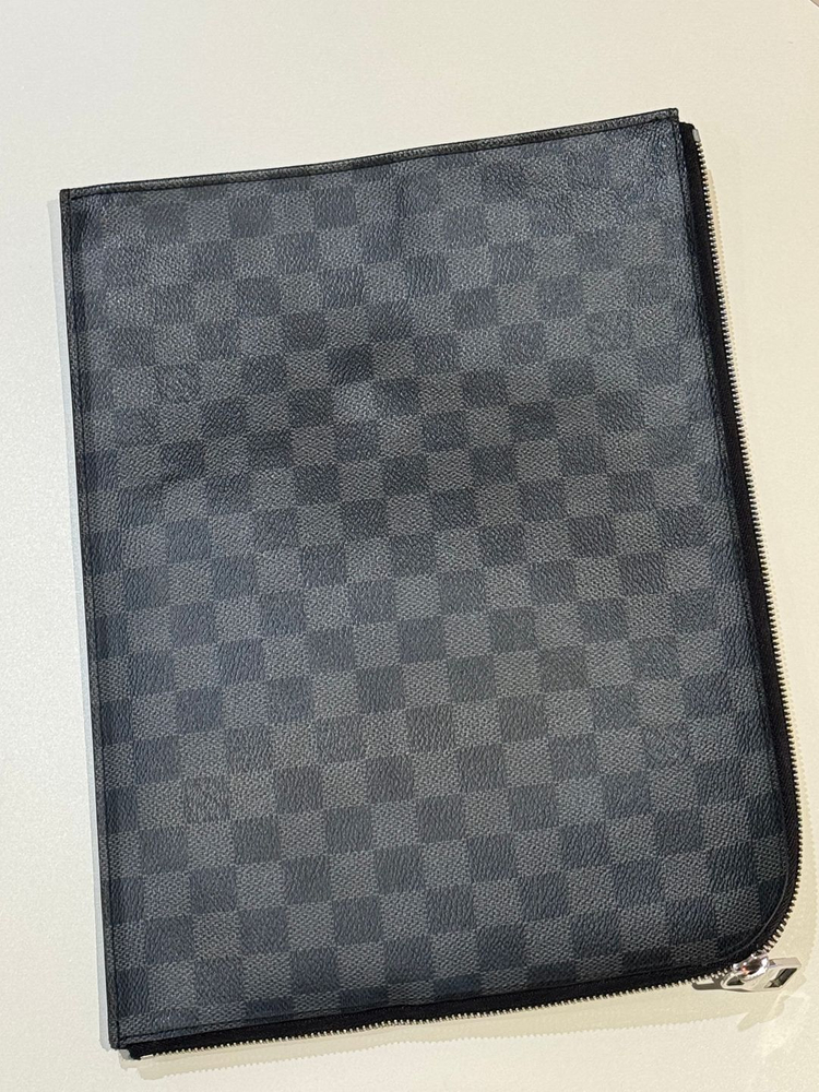 정품 루이비통 다미에 그라파이트 클러치백 이미지