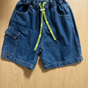 히로 브라더스 카고 아동 데님 카고 청반바지 (130)