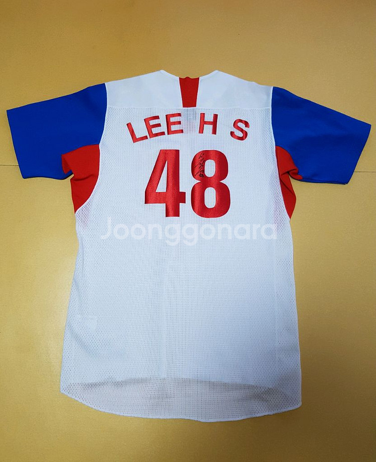 야구월드컵 실착유니폼 팝니다--1