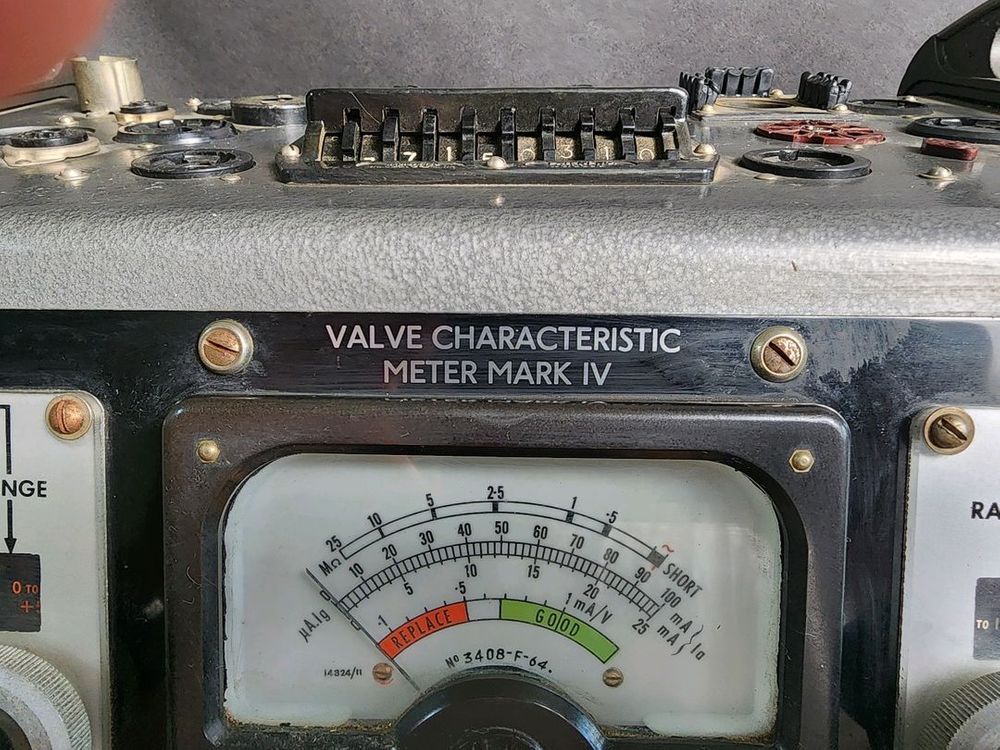 AVO Mark IV 진공관 테스터기 측정기--2