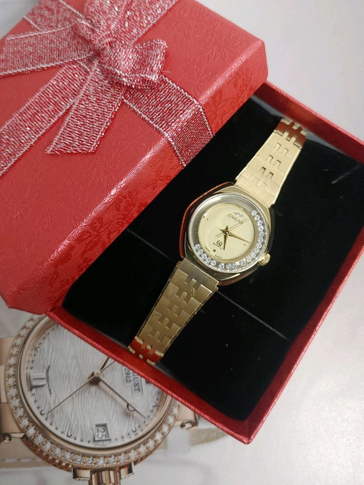 swiss 에니카 금장 여성용시계 이미지